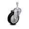 Service Caster 4 Inch Black Polyurethane Wheel Swivel 3/8 Inch Threaded Stem Caster SCC SCC-TS20S414-PPUB-BLK-381615 - alternate 1
